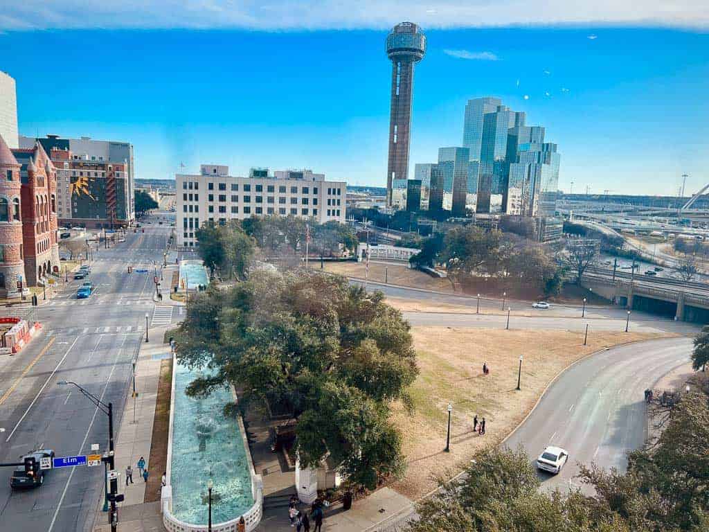 overlook of dealey plaza on a one day in dallas itinerary