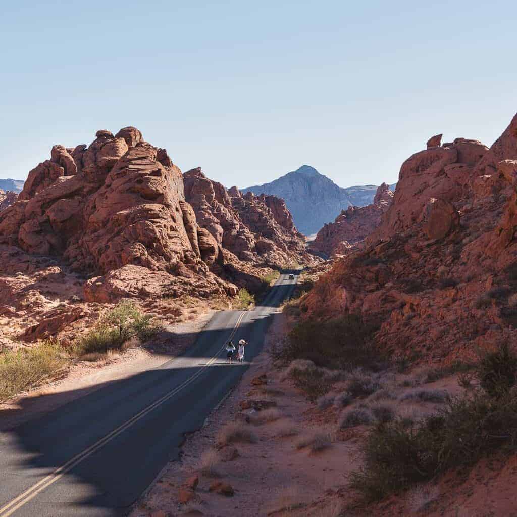 Main Road in Valley of Fire State Park, one of the best US State Parks