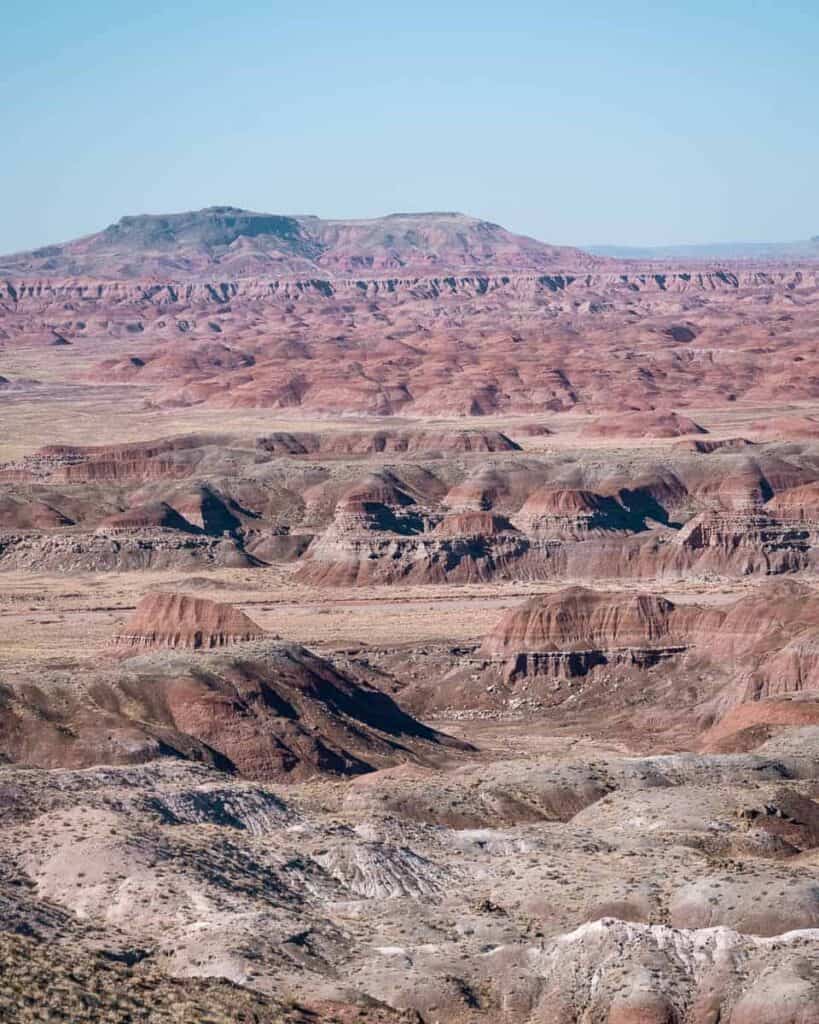 Painted Desert Overlook in Petrified Forest National Park