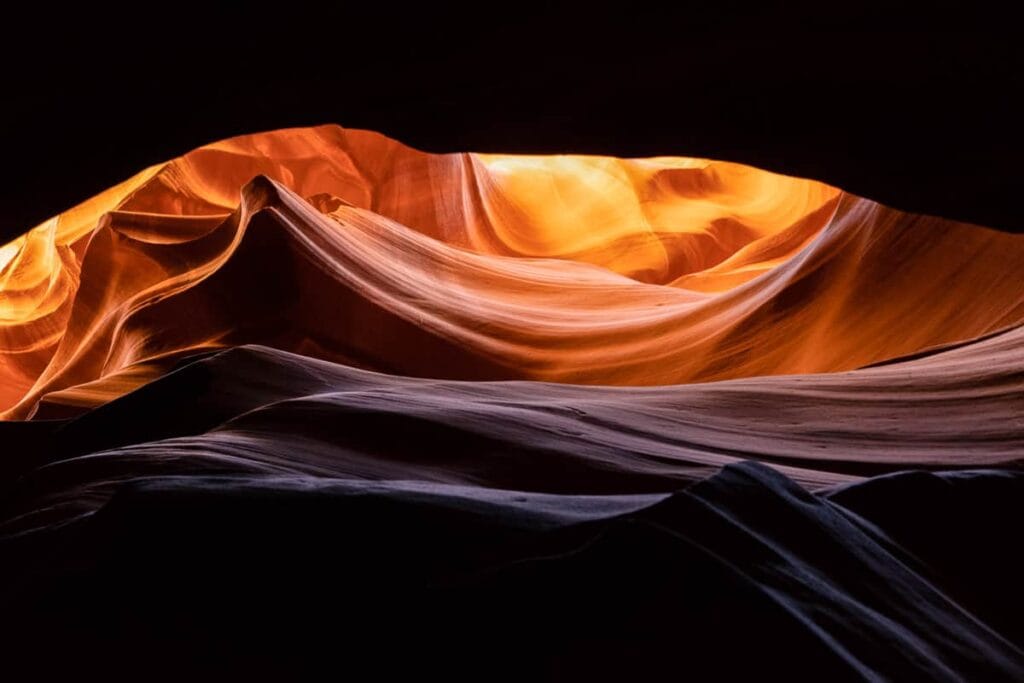 upper antelope canyon vibrant cliff walls are one of the most surreal landscapes of America
