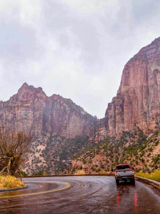 Zion National Park in February