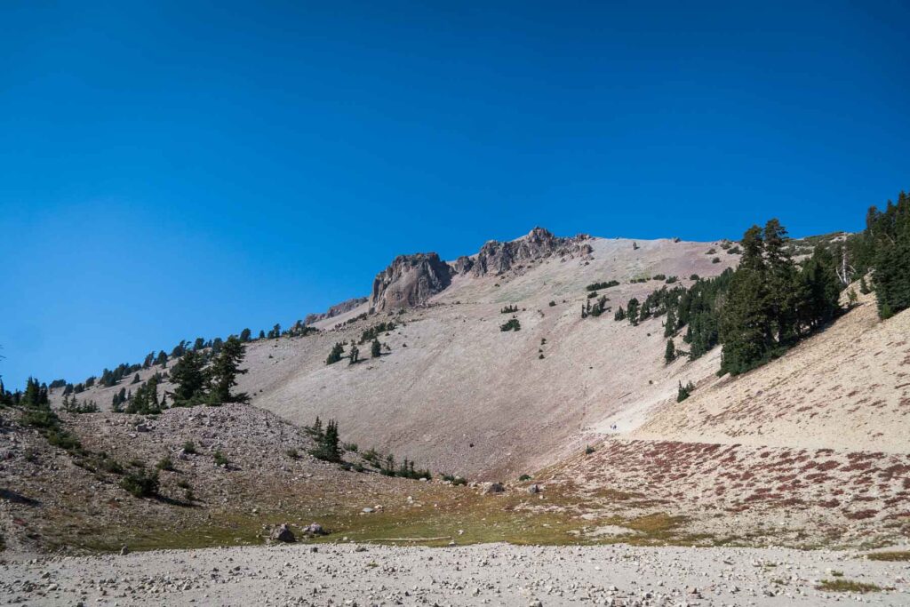 the barren wasteland of the devasted area interpretive trail