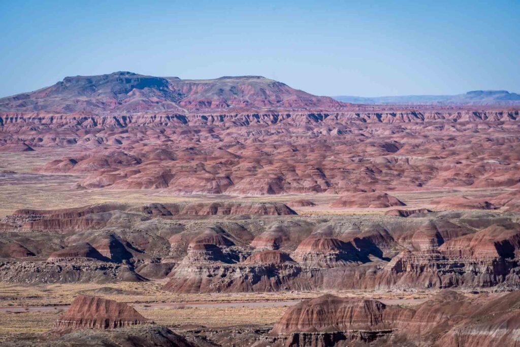 Painted Desert Overlook in Petrified Forest National Park