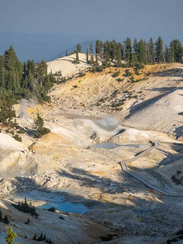 Lassen Volcanic National Park in February
