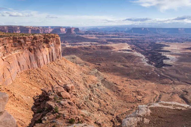 buck canyon overlook, a stop on a one day in canyonlands national park itinerary