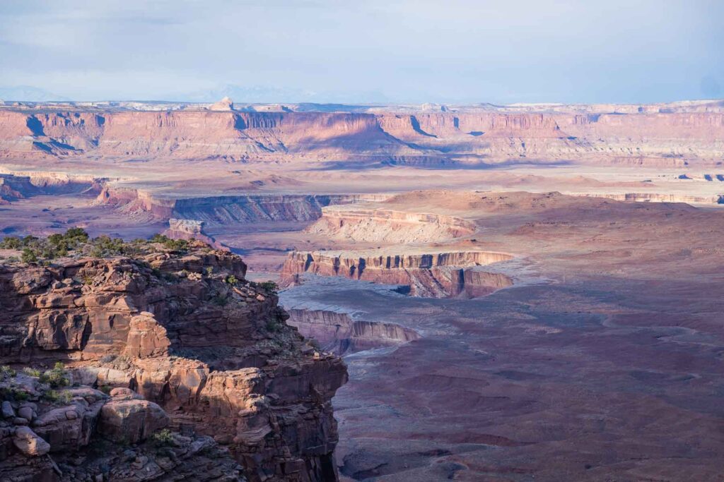 Canyonlands national park view from island in the sky district