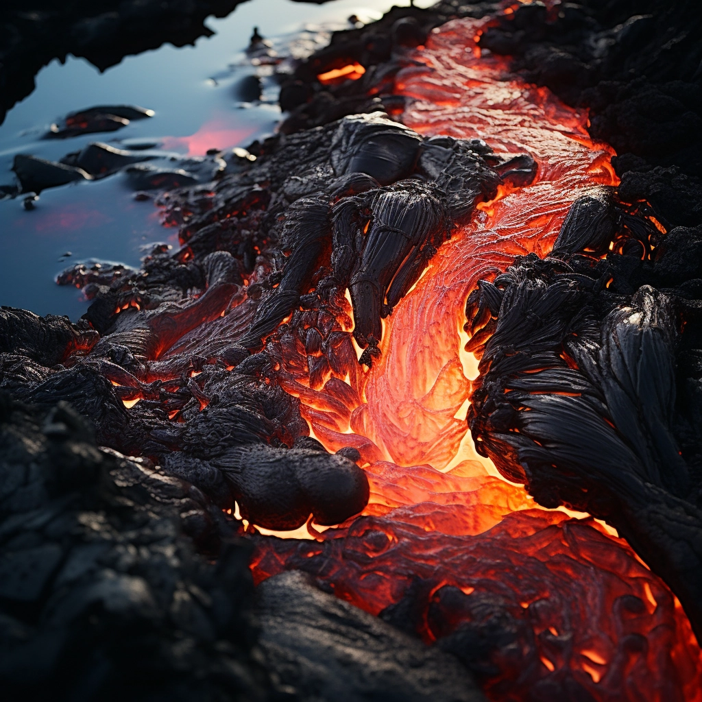 Volcano National Park Lava Flow up-close
