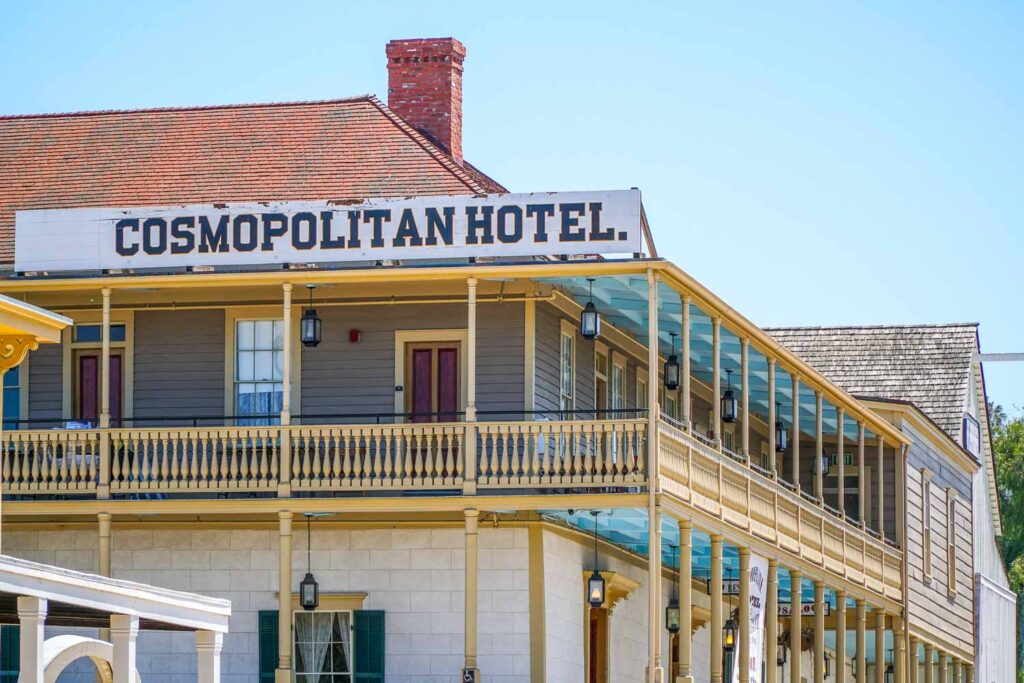 Cosmopolitan Hotel at San Diego Old Town Historic State Park