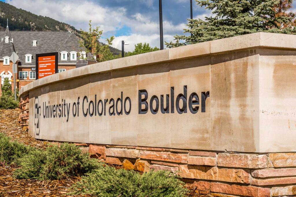 Entrance to University of Colorado Boulder