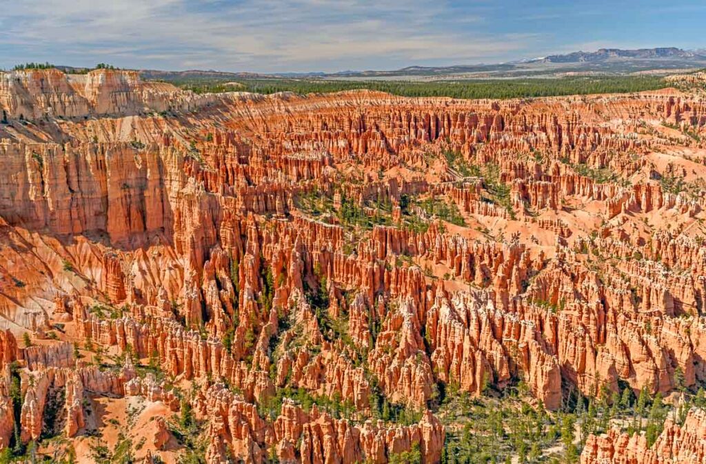 Canyon of Hoodoos at Bryce Point in Bryce Canyon National Park in Utah