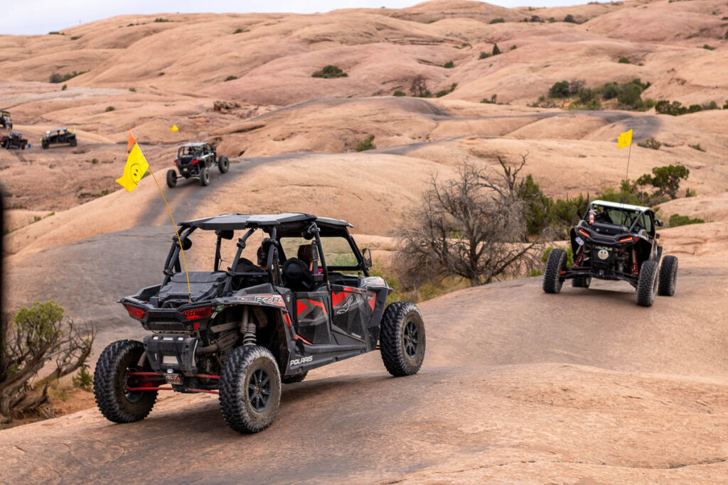 A weekend in Moab, UT driving Jeeps offroad.