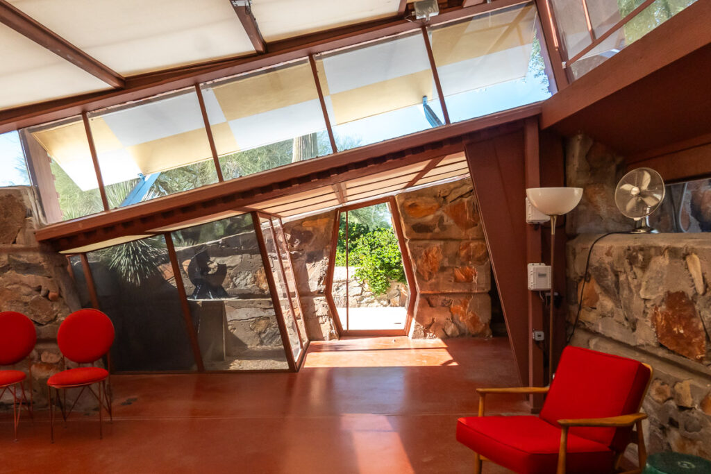 Interior of Phoenix's Taliesin West