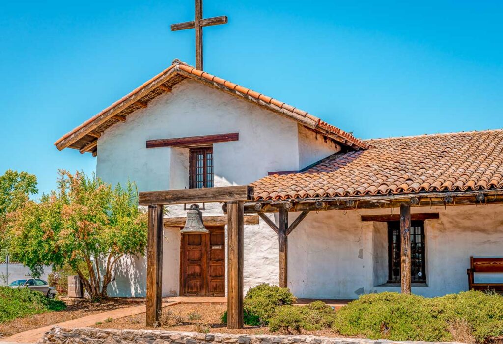 San Francisco Solano Mission in Sonoma, CA, founded on July 1823. The church was built in 1840 and restored in 1913. Now it is part of the Sonoma State Historic Park, California, USA.