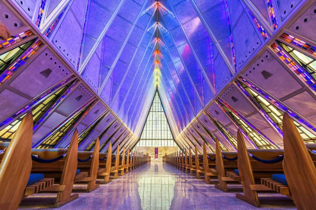 United States Air Force Academy Cadet Chapel interior
