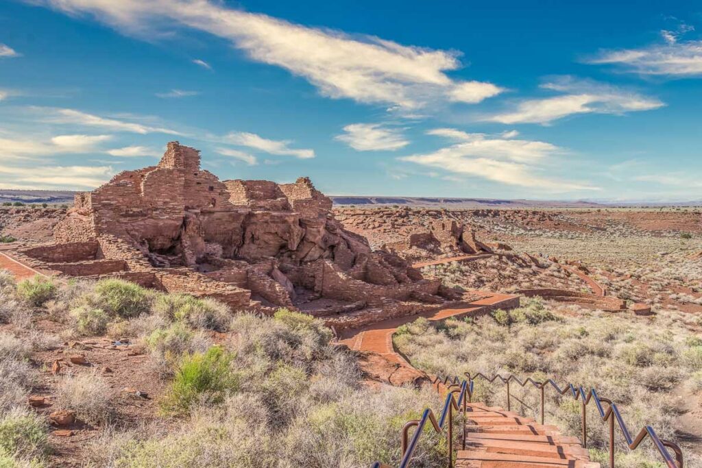 Flagstaff Wupatki National Monument from trail