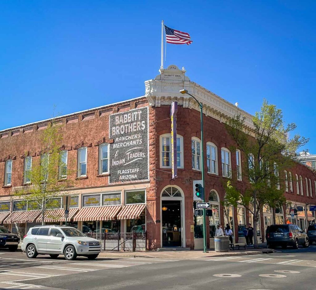 Brick building in Flagstaff Downtown