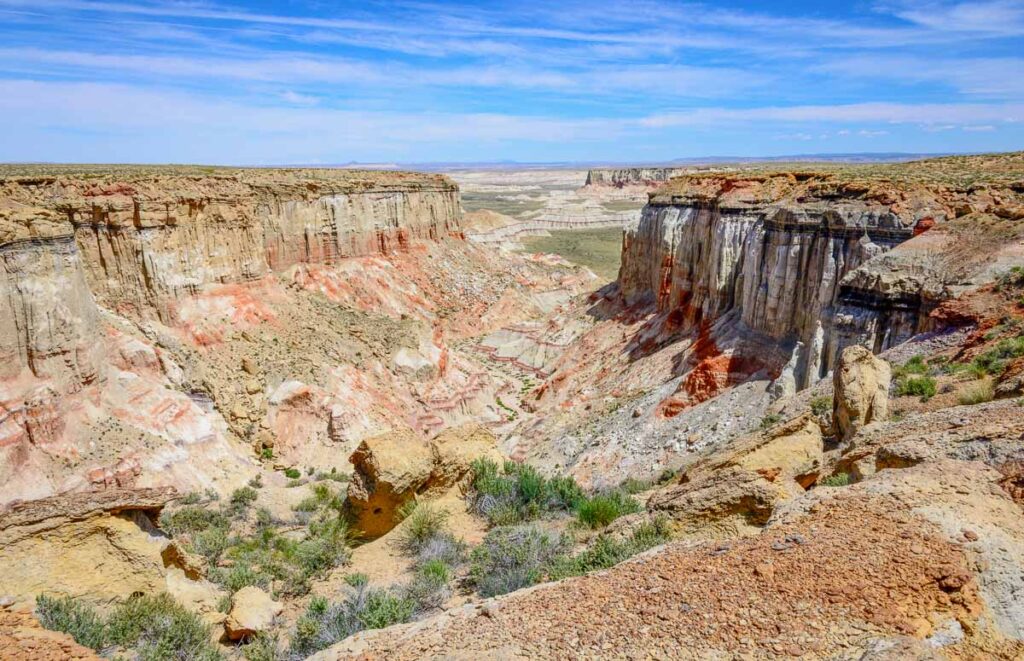 The landscapes of Coal Mine Canyon