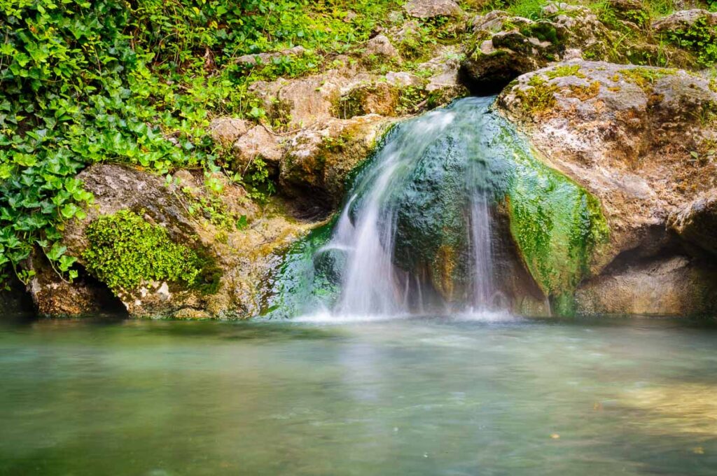 Water flow in Hot Springs National Park