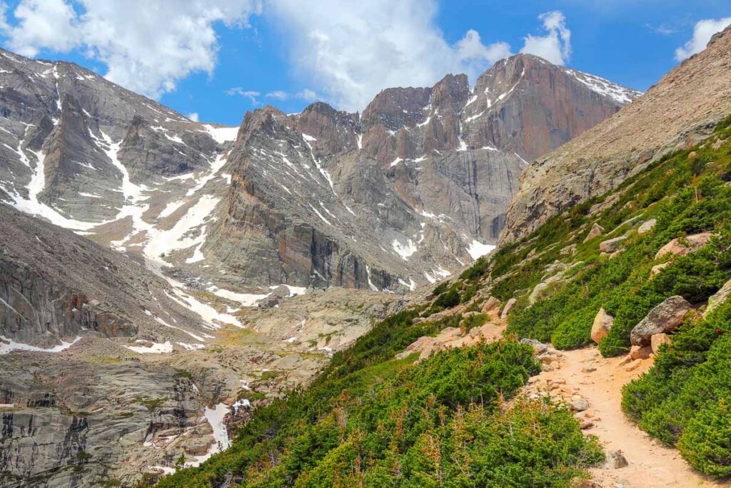 Hikes Longs Peak Trail, Rocky Mountain, Colorado
