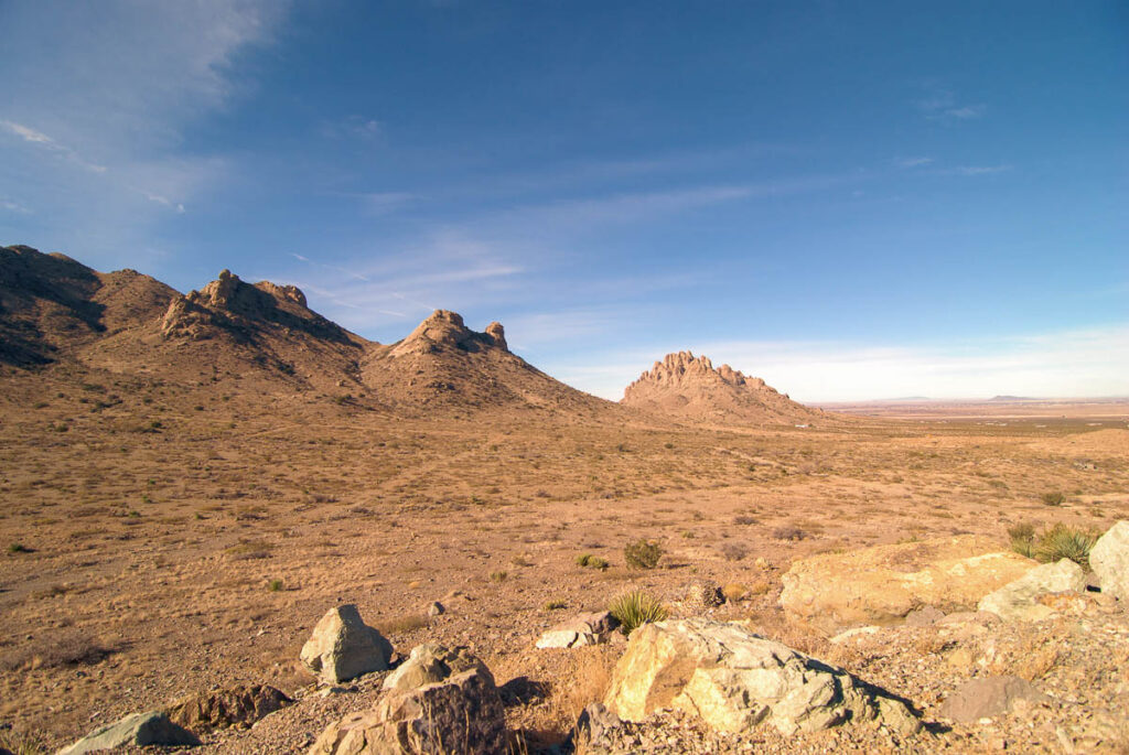 Texas Deming Desert Endless Landscape