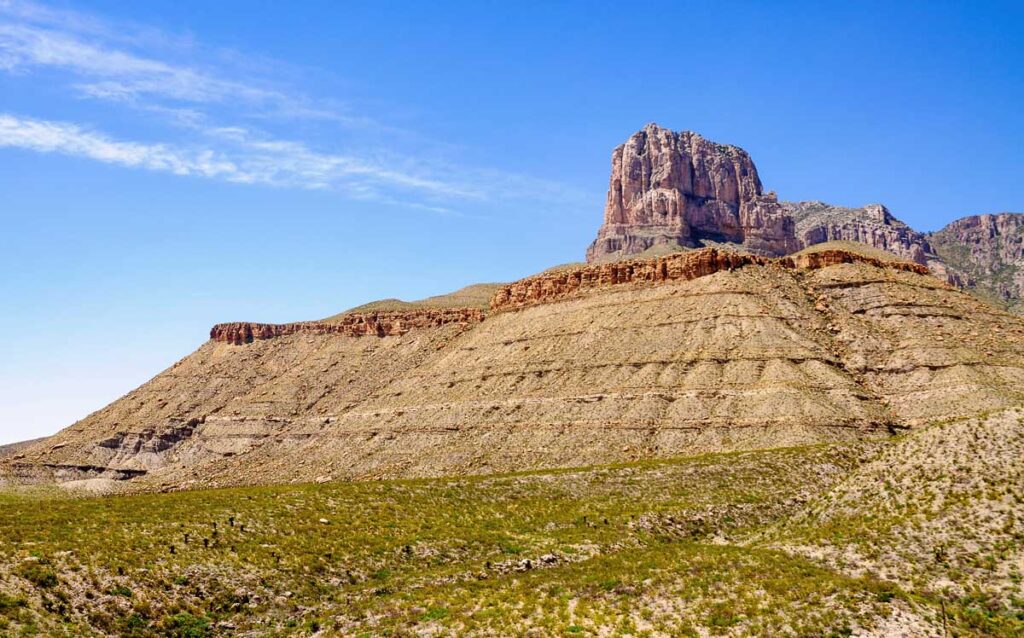 The main viewpoint in the Guadalupe Mountains National Park