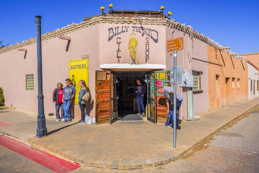 the entrance to the Billy the Kid Museum in Mesilla New Mexico