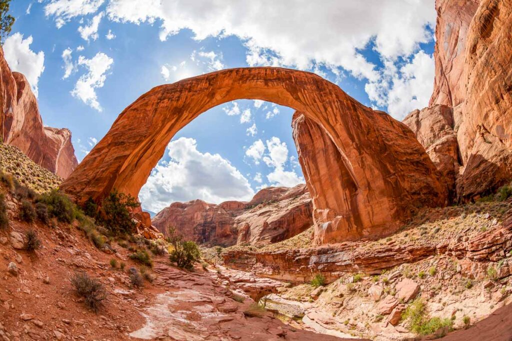 Rainbow Arch at the Lake Powell, Utah