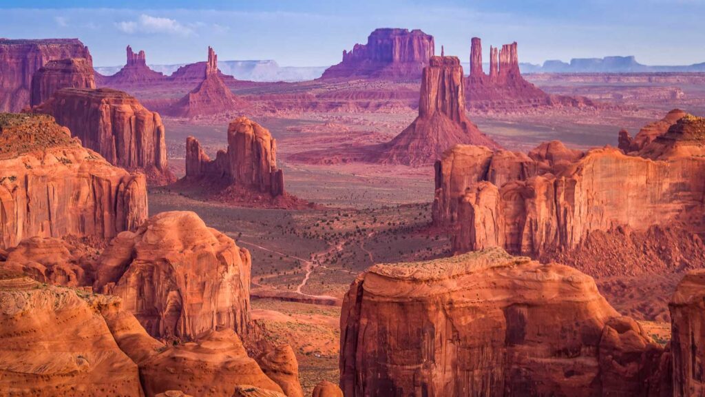 View from Hunts Mesa, Monument Valley, Arizona