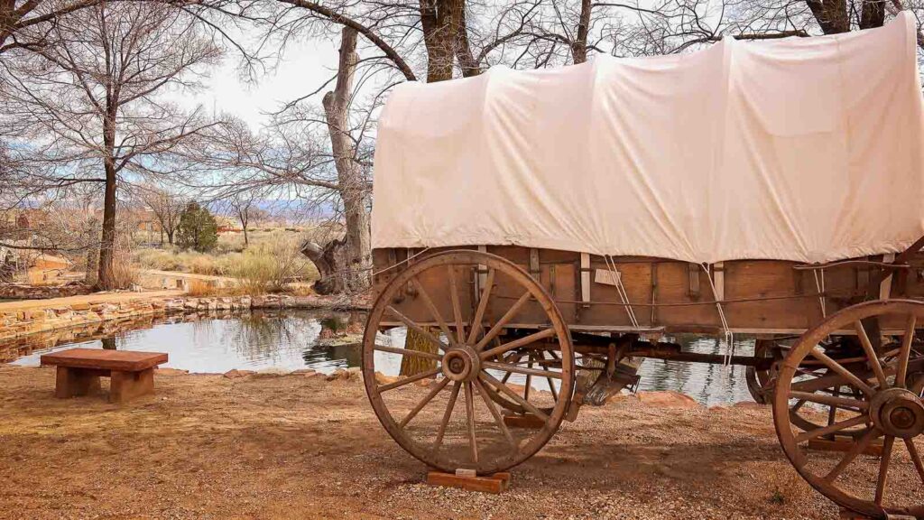 Covered wagon in Arizona, Pipe Spring National Monument