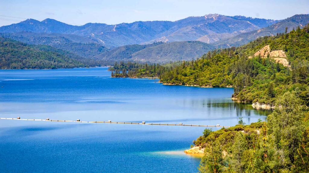 The blue waters of California, Whiskeytown National Recreation Area, Redding