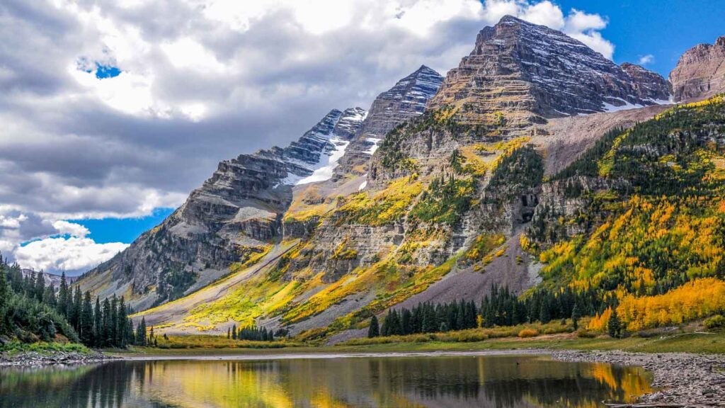 The reflection of Colorado, Crater Lake, Aspen