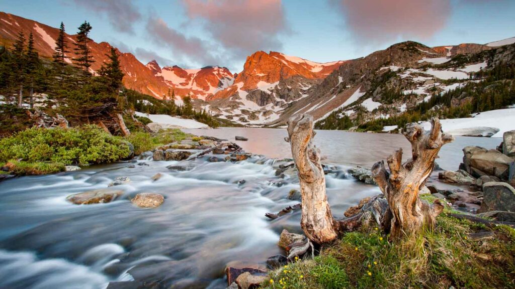 Colorado, Lake Isabelle in the Indian Peaks Wilderness