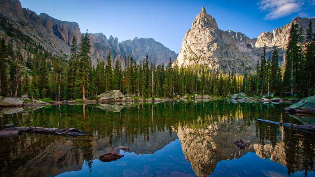 Colorado, Mirror and Crater Lakes via Cascade Creek