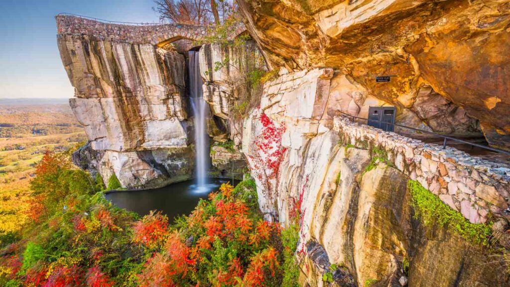 Georgia Rock City Gardens Waterfall