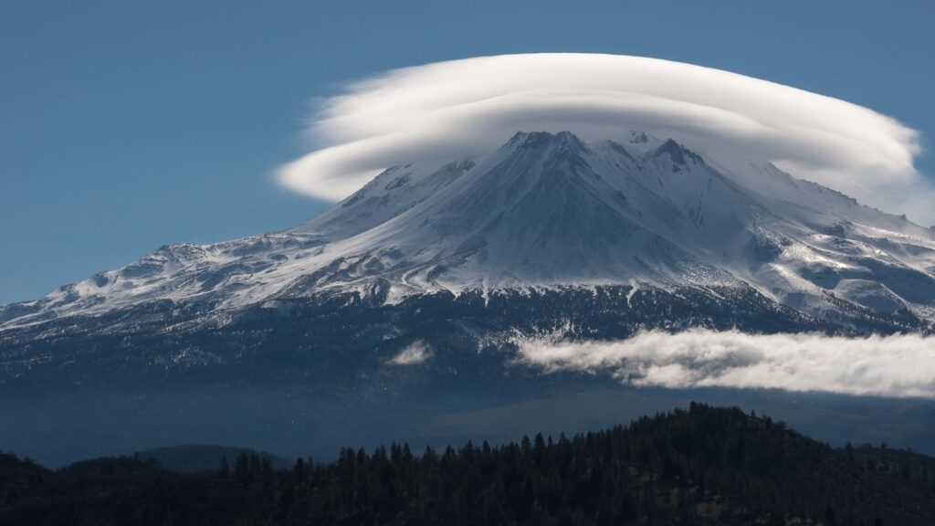 Lenticular Clouds over the Mountains