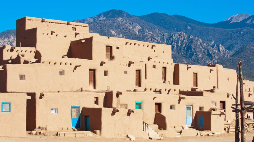 Native American community in New Mexico, Taos Pueblo