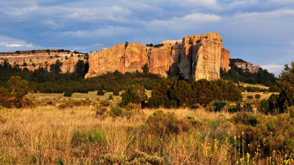 trace of history of New Mexico in El Morro National Monument