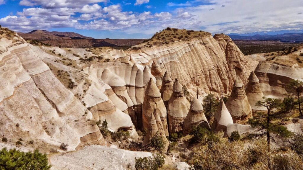 intricate rock details in Kasha-Katuwe Tent Rocks, New Mexico