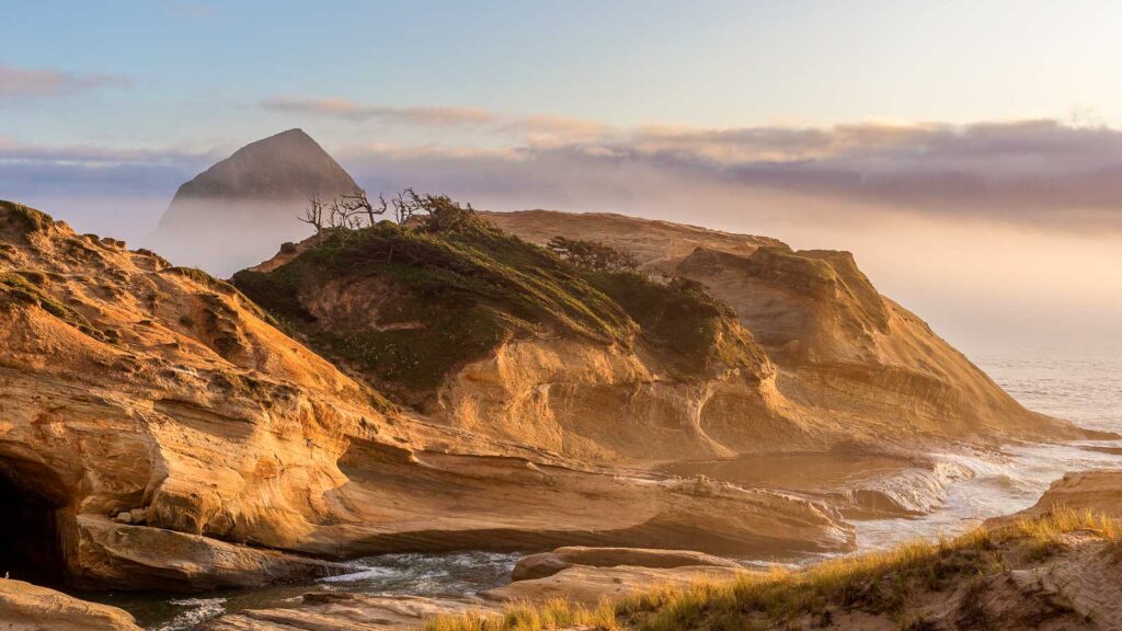 Sunset at Oregon Cap Kiwanda