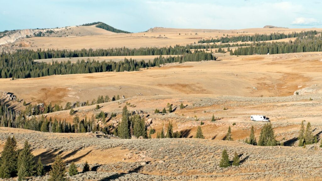 Big Horn Mountains, Sheridan in Wyoming