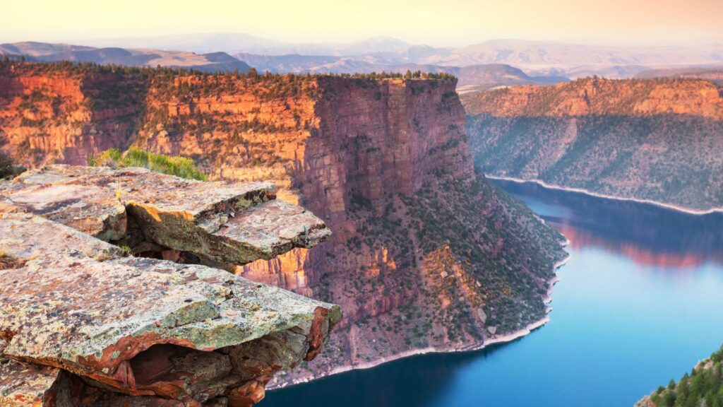 Beautiful view of Flaming Gorge National Recreation Area