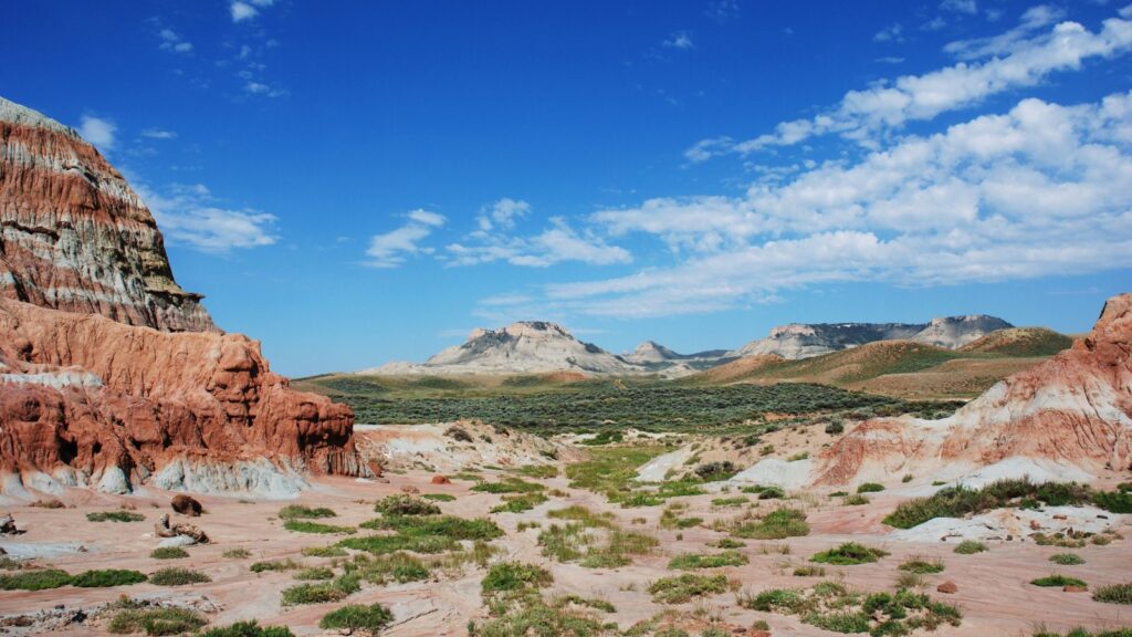 Oregon Buttes with bluish sky