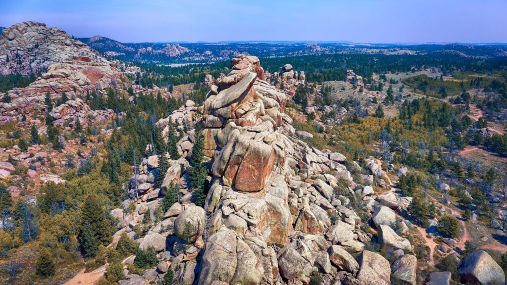 Vedauwoo Recreation Area with the greeneries