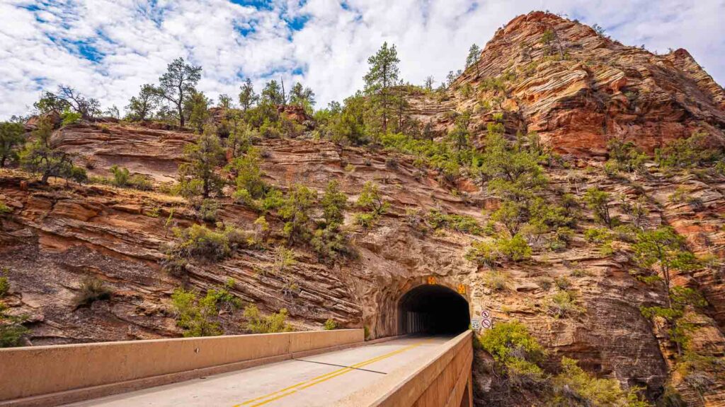 Mount Carmel Tunnel in Zion National Park, Utah