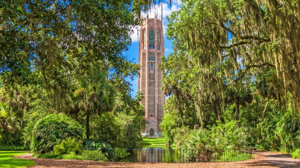 Greenery surrounding the Florida, Bok Tower Gardens