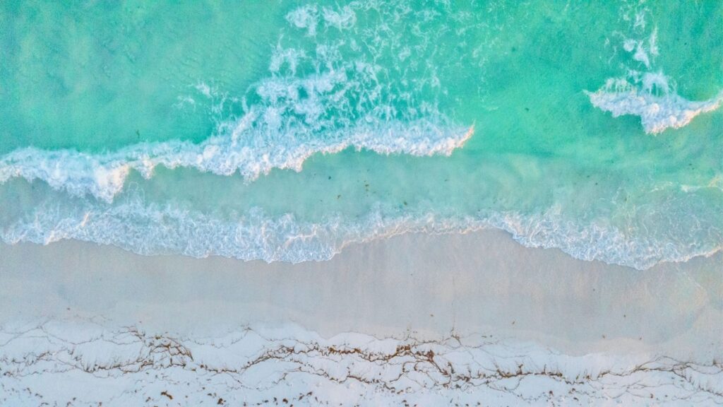 Florida, Grayton Beach Aerial Birds Eye