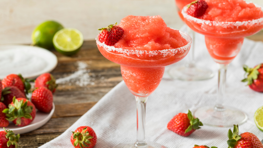 Frozen Margarita with Fruit Cocktails