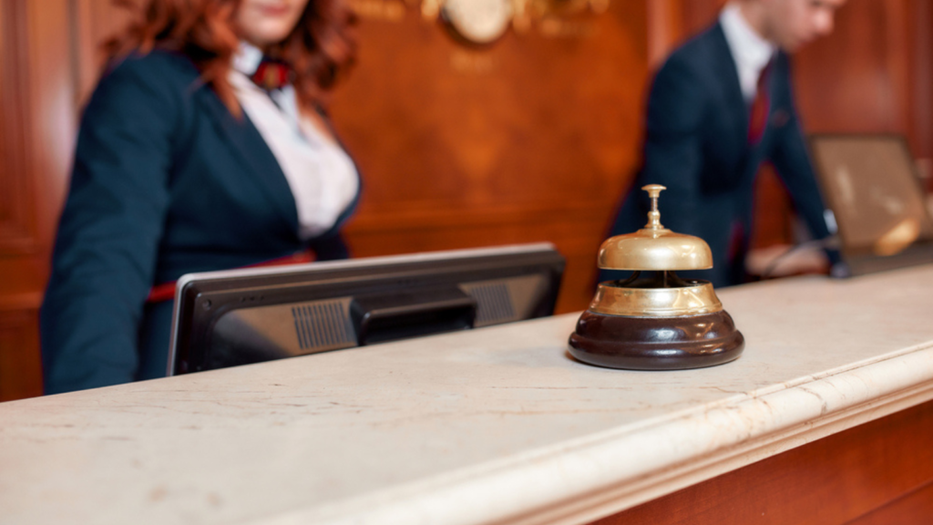 hotel lobby bell for alert