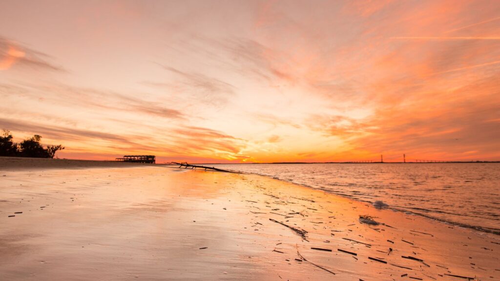 Jekyll Island during sunset