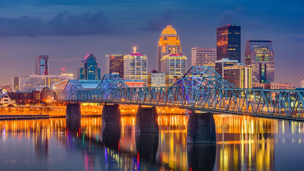 Louisville, Kentucky, USA Skyline